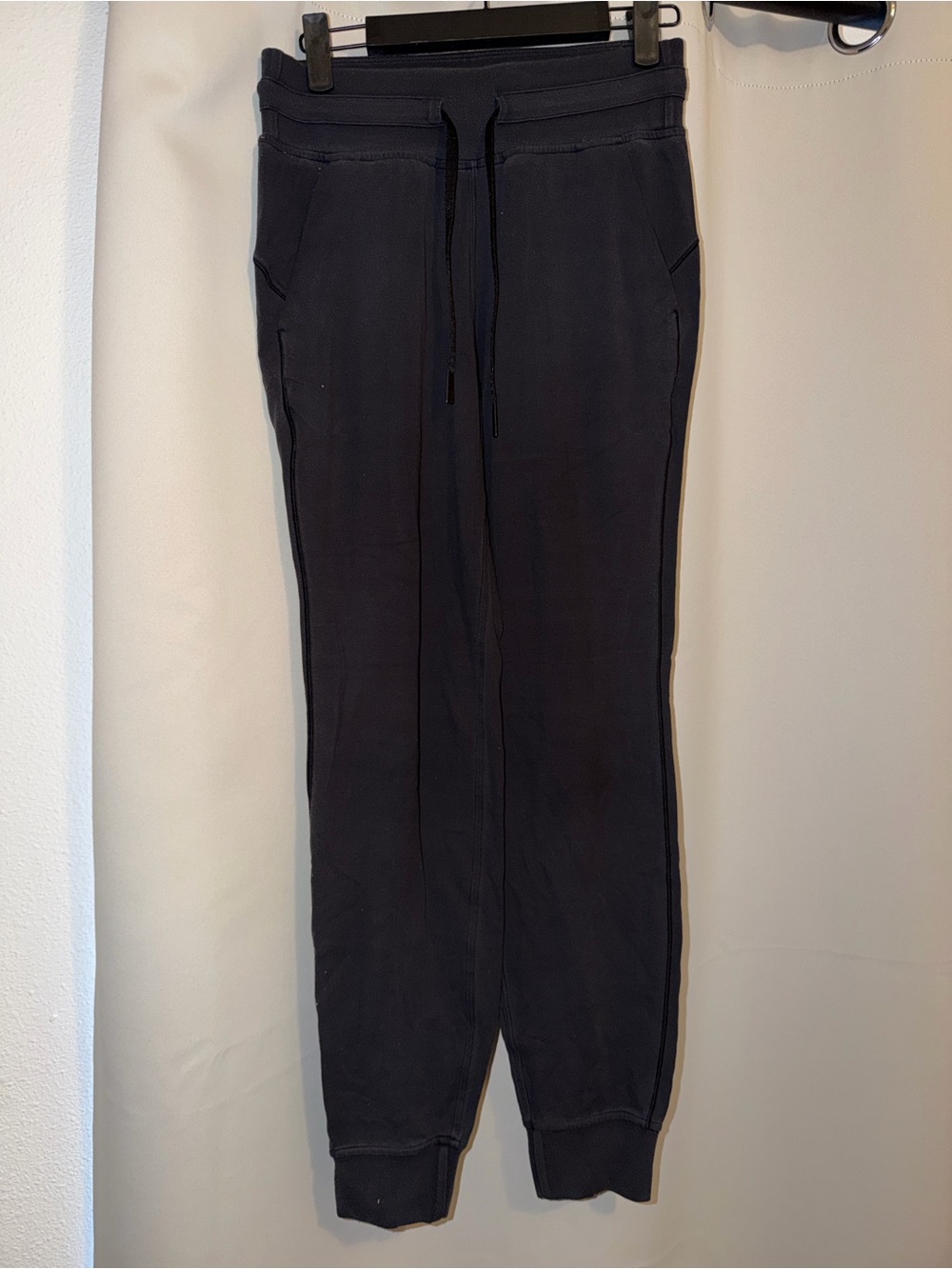 Women’s Black Lululemon Drawstring Jogger Pants